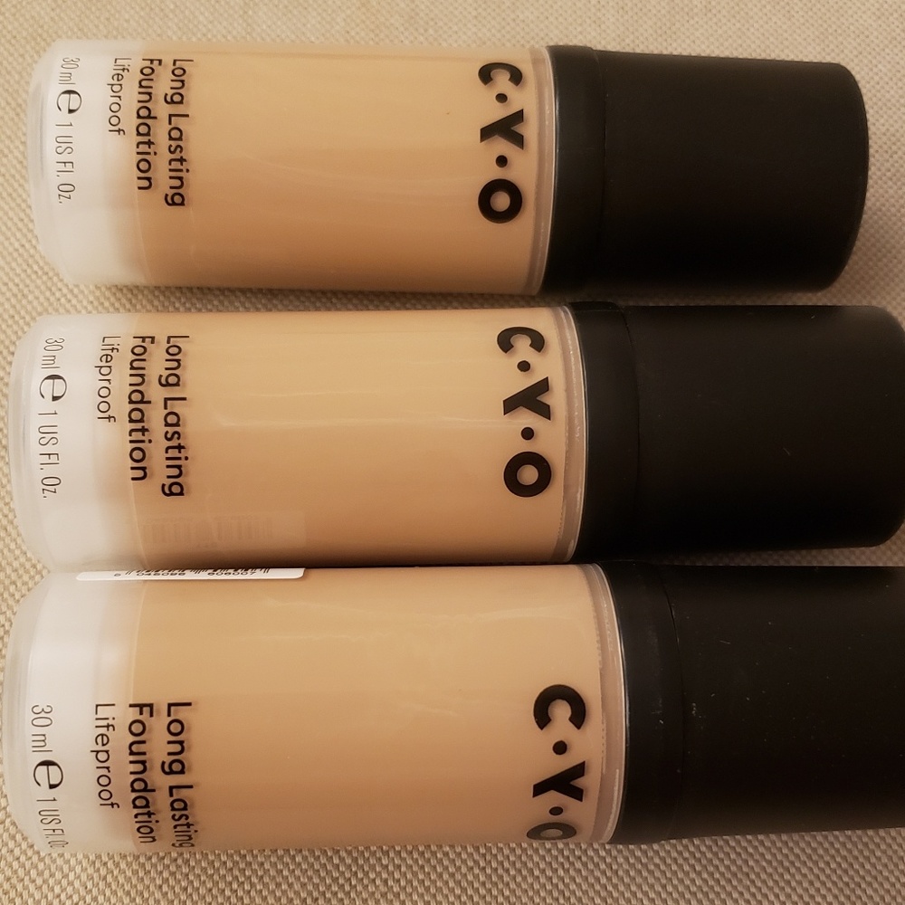 NEW CYO Lifeproof Long Lasting Foundation 110 x 3